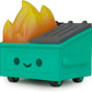 100% Soft Dumpster Fire Vinyl Figure