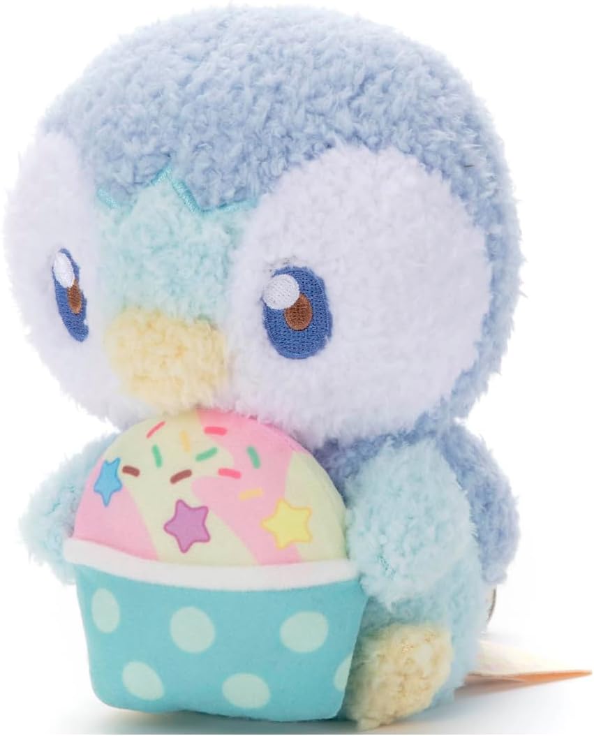 Takara Tomy Pokepiece Plush Piplup (Sweets Ver.) Plushie Plush Toy Height 5.1 inches (13 cm)