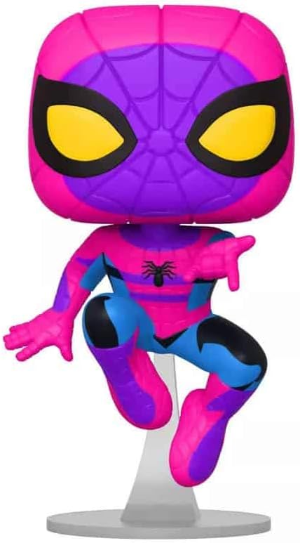 Funko Pop! Marvel: Blacklight Spider-Man Vinyl Figure Exclusive Black Light Edition Spiderman