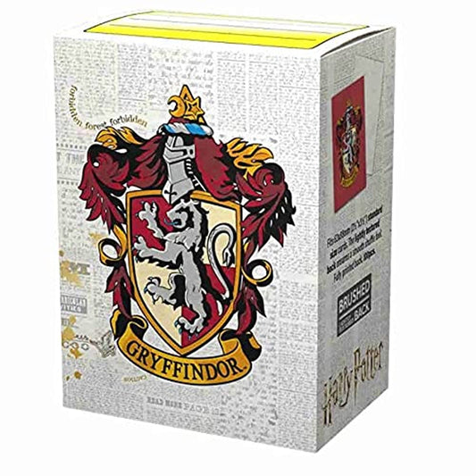 Dragon Shield Brushed Classic Art Harry Potter Series Gryffindor Standard Size 100 ct Card Sleeves Individual Pack