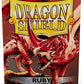 Dragon Shield 100ct Standard Card Sleeves Display Case (10 Packs) - Matte Ruby Red