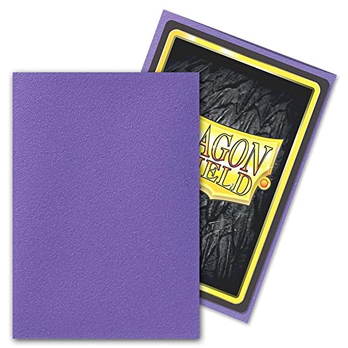 10 Packs Dragon Shield Matte Mini Japanese Nebula Purple 60 ct Card Sleeves Display Case