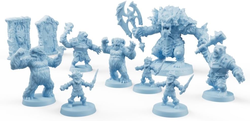 Avalon Hill HeroQuest The Frozen Horror Quest Pack, Dungeon Crawler Game for Ages 14+, Requires HeroQuest Game System to Play