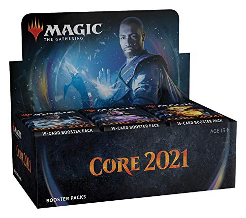 3 (Three) Booster Packs of Magic: The Gathering: Core Set 2021 M21 - 3 Booster Packs (MTG Booster Pack Draft Lot Bundle)