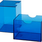 Dragon Shield Strongbox Deck Box Clear Blue, Holds 100+ Double Sleeved Cards, Acrylic TCG Storage Case, Vacuum Seal Closure, Stackable, Display Lid, 83.5 x 106 x 75.5 mm