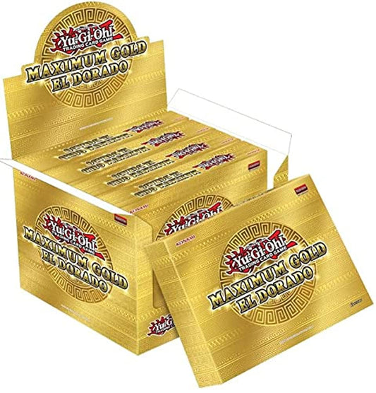 Yu-Gi-Oh! Maximum Gold El Dorado Booster Sealed Display Box: 5 Mini-Boxes (20 Total Booster Packs!)