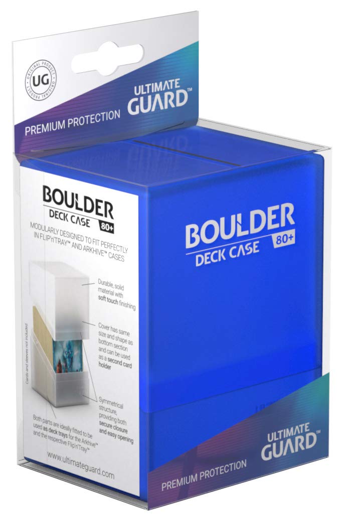 Ultimate Guard Boulder 80+ Deck Case Sapphire