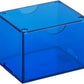 Dragon Shield Strongbox Deck Box Clear Blue, Holds 100+ Double Sleeved Cards, Acrylic TCG Storage Case, Vacuum Seal Closure, Stackable, Display Lid, 83.5 x 106 x 75.5 mm