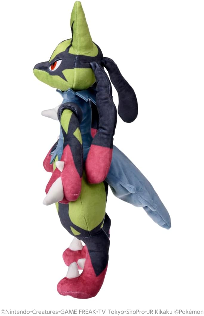 Takara Tomy Pokemon Plush Shiny Mega Lucario - 8 Inches