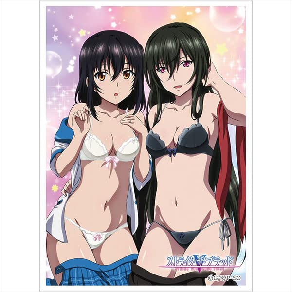 Bushiroad High Grade 60ct Printed Art Card Sleeves Strike The Blood IV Yukina and Kiriha