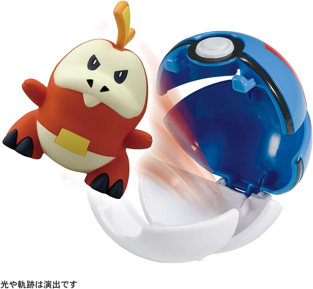 Takara Tomy Pokemon Moncolle Pokederze Fuecoco (Great Ball)