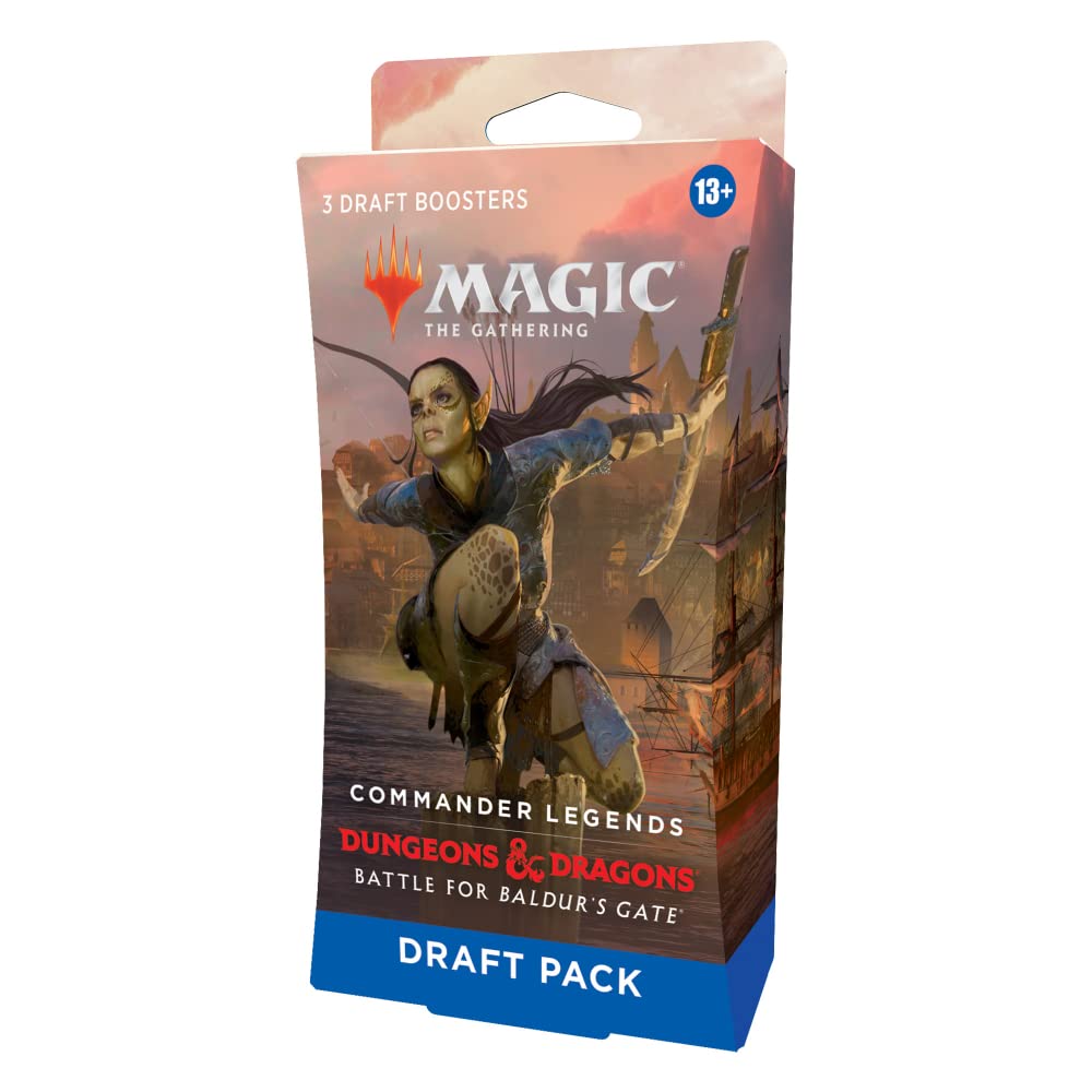 Magic: The Gathering Commander Legends: Battle for Baldur’s Gate 3-Booster Draft Pack | 60 Magic Cards