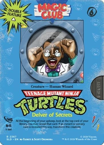 Magic: The Gathering Secret Lair x Teenage Mutant Ninja Turtles: VHS Villains Non-Foil Edition