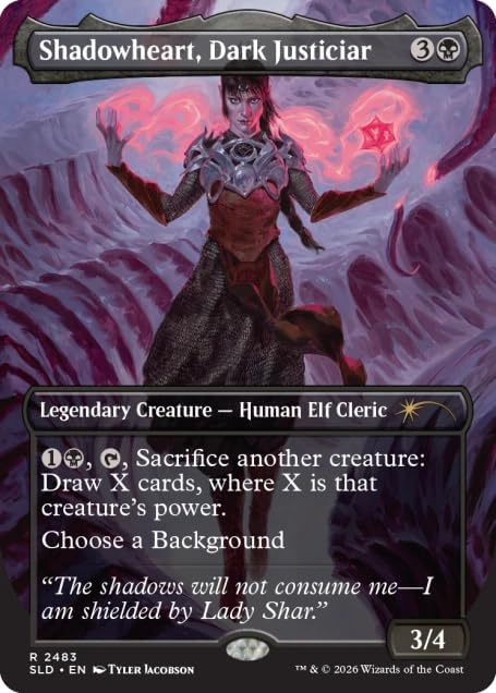 Magic: The Gathering Secret Lair x Dungeons & Dragons: Shadowheart's Devotion Non-Foil Edition