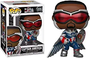 Funko POP! The Falcon and The Winter Soldier # 819 - Captain America [Action Pose] Exclusive
