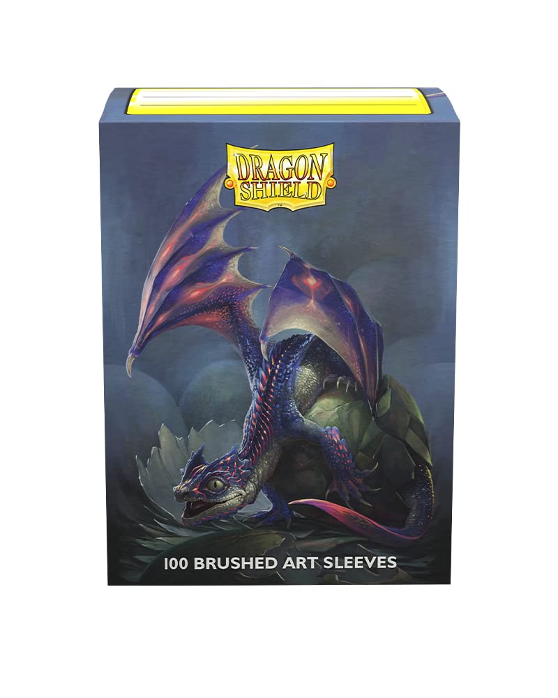 Arcane Tinmen Dragon Shield Sleeves – Matte Brushed Art: Huey 100 CT - MTG Card Sleeves are Smooth & Tough - Magic The Gathering Card Sleeves, Flesh & Blood, and Digimon (AT-12007)