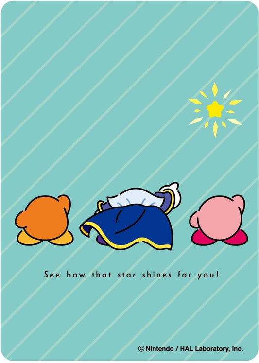 Ensky Players 80ct Card Sleeves - Character Kirby Play with Waddle Dee "Ichibanboshi" (EN-1500)