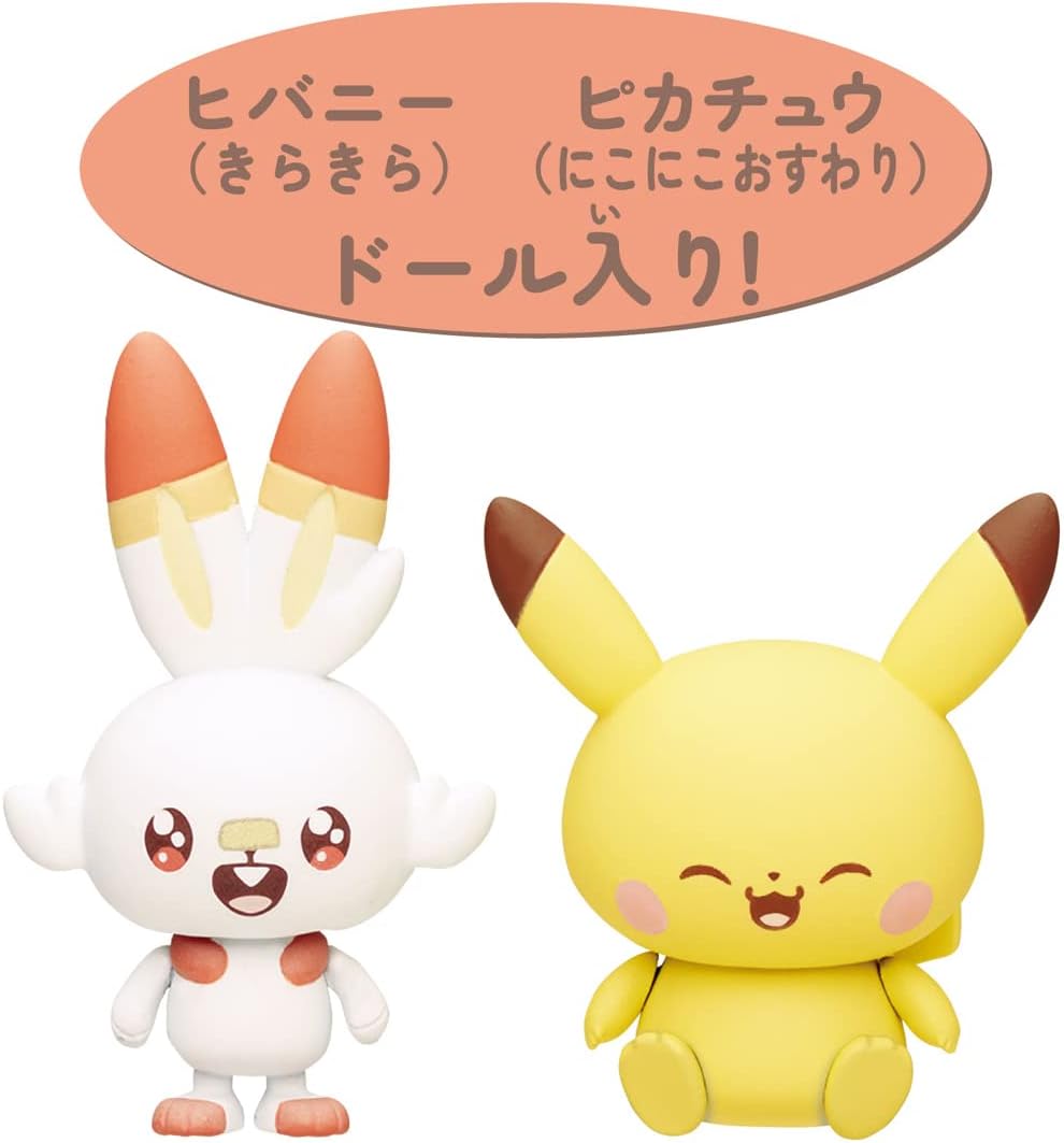 Pokemon Pocket Peace House Studio Scorbunny & Pikachu