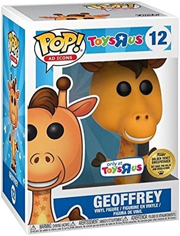 Funko Limited Edition POP AD Icons Geoffrey The Giraffe 12 - Toys 'R US Exclusive Vinyl Figure with Golden Ticket Chance!