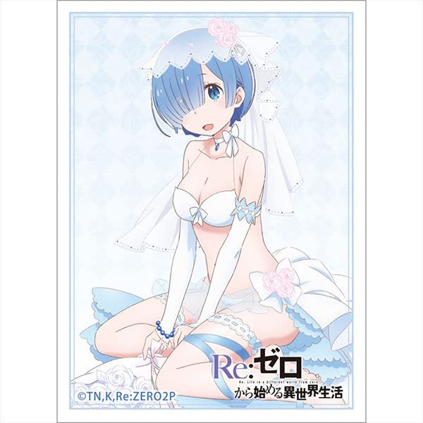 Bushiroad High Grade 60ct Printed Art Card Sleeves Re Zero Starting Life in Another World Rem Wedding