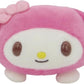 Sanrio Fluffy My Melody Yes Type Plush H 4.1 x W 6.3 x D 5.9 inches (10.5 x 16 x 15 cm)