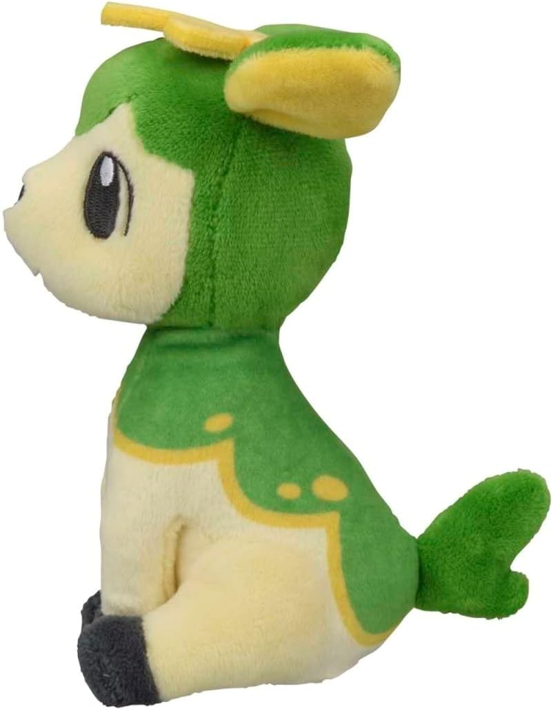 Pokemon Center: Deerling (Summer Form) Sitting Cuties Plush, 5 ¾ Inch