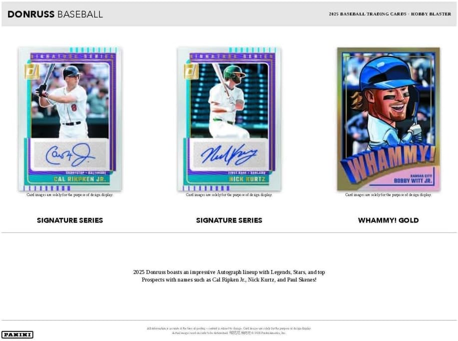 Hobby Exclusive 2025 Panini Donruss Baseball Blaster Box HOFBC