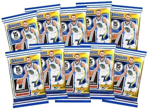 Panini 2024-25 NBA Donruss Basketball Trading Card Mega Box (Look for Mega Box Exclusive Optic Rated Rookies Preview Red Cracked Ice Inserts!)