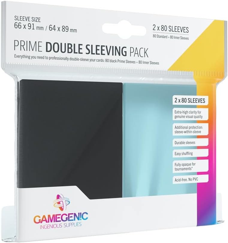 Gamegenic: Matte Sleeves: Prime Double Sleeving Pack