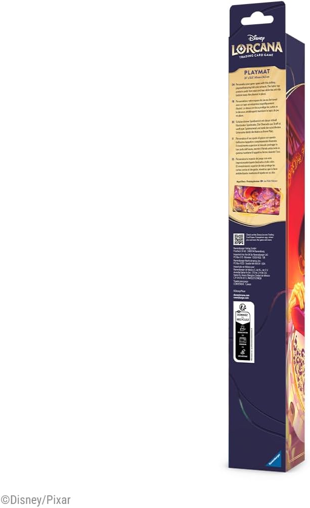 Ravensburger Disney Lorcana TCG Hyperia City Playmat Featuring Miguel Rivera - Promising Musician