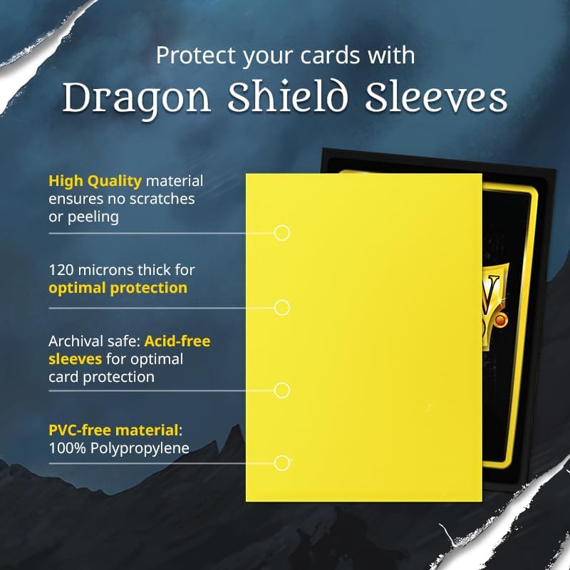 Dragon Shield | Brushed Art Sleeves | Christmas 2025 | 100 CT - Smooth & Tough Premium TCG Sleeves | Compatible with Pokemon, Flesh & Blood, One Piece & Magic The Gathering