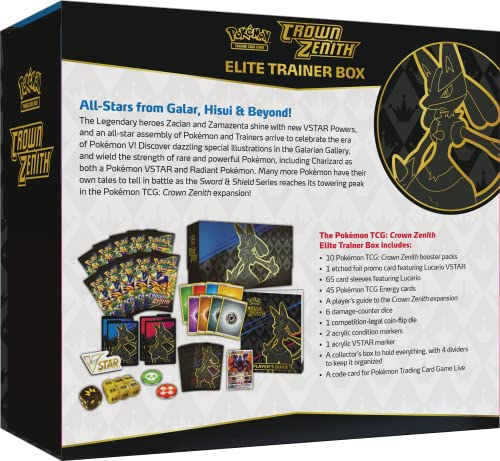 Pokemon TCG: Crown Zenith Elite Trainer Box - Retail