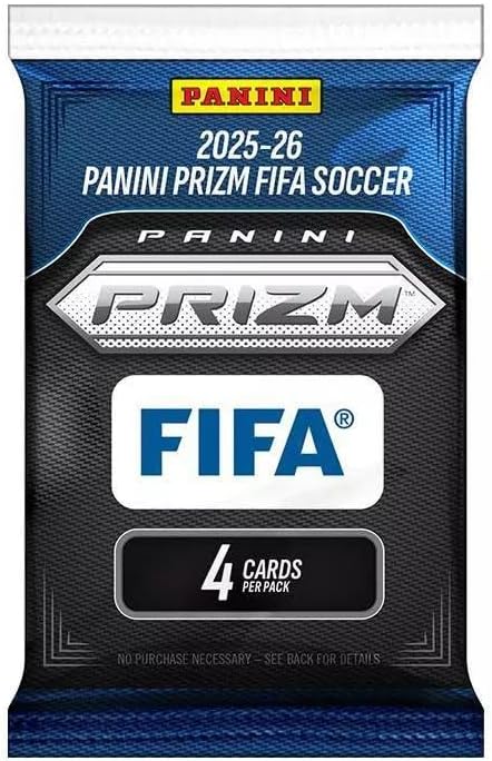 Panini 2025-26 Prizm Soccer Trading Card BLASTER Box [6 Packs]