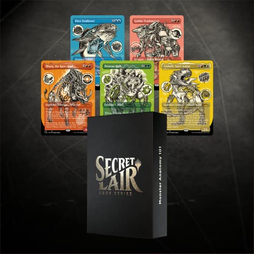 Magic TCG Magic: The Gathering Secret Lair: MTG Monster Anatomy 101