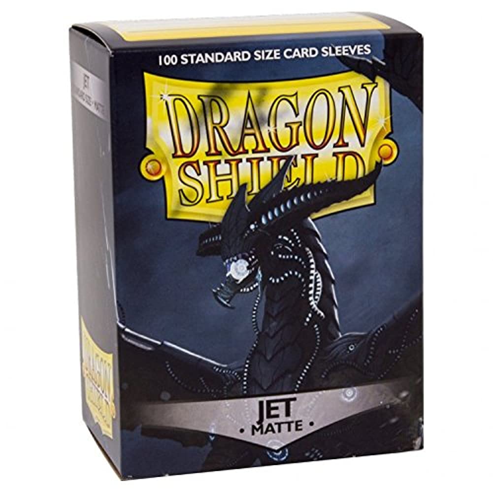 Arcane Tinmen ATM11024 DP Dragon Shield Card Sleeves44; Matte Jet - 100 Count