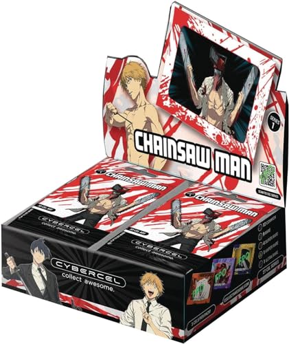 Cybercel Chainsaw Man 3D Art Trading Card Box