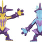 Takara Tomy Pokémon MonColle Toxtricity Figure Set – Amped Form & Low Key Form – Official Pokémon Collectible Figures