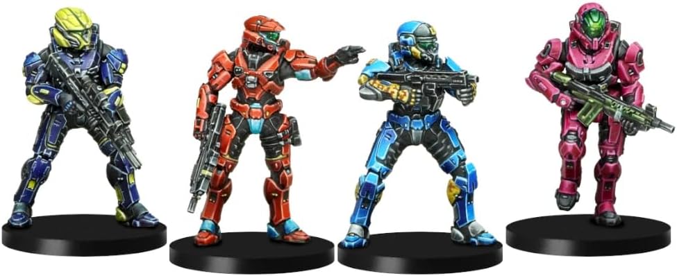 Halo: Flashpoint (Recon Edition) Tabletop Miniatures Game - Lead Spartan Fireteams! Fast-Paced Tactical Skirmish Game for Kids & Adults, Ages 13+, 2 Players, 60 Min Playtime, Made by Mantic Games