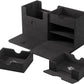 Gamegenic The Academic 133+ XL Premium Deck Box | Double-Sleeved Card Storage | Card Game Protector | Holds Up to 122 Cards Plus Game Accessories | Black/Black Color
