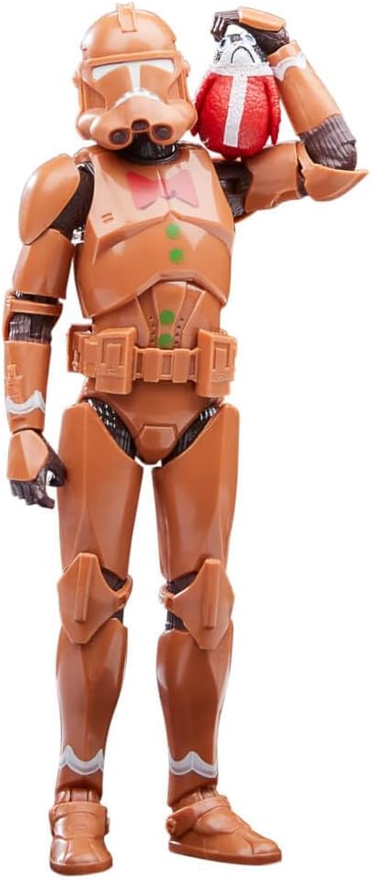 Star Wars The Black Series Phase II Clone Trooper (Holiday Edition) 6-Inch F5610 Multicolored Collectible Figure Ages 4 and Up