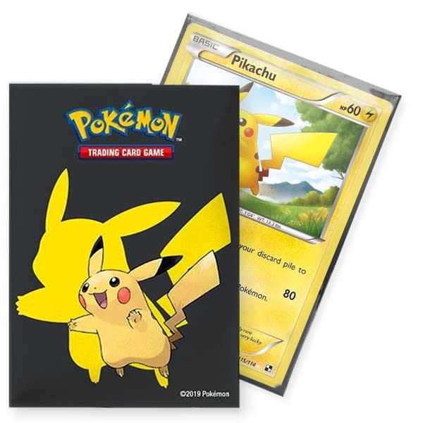 Ultra PRO - Pikachu Pokemon Card Protector Sleeves (65 ct.) - Protect Your Gaming Cards, Collectible Cards, and Trading Cards in Style with The Ultimate Card Protection Technology