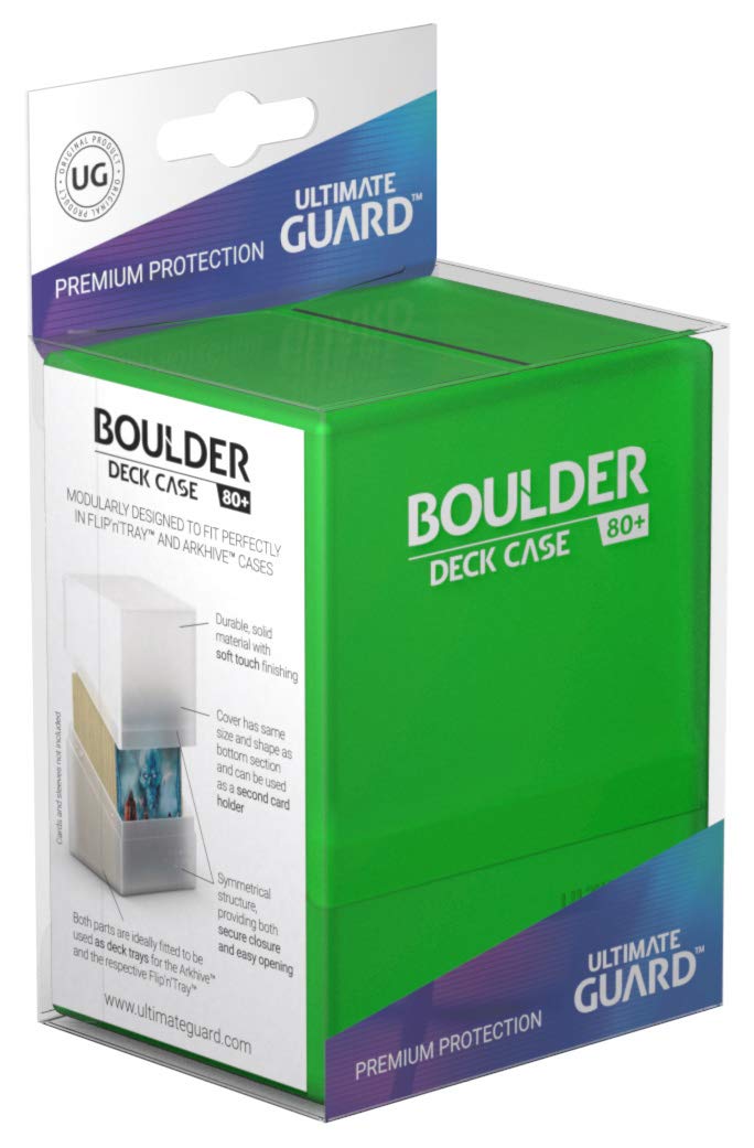 Ultimate Guard Boulder 80+ Deck Case Emerald