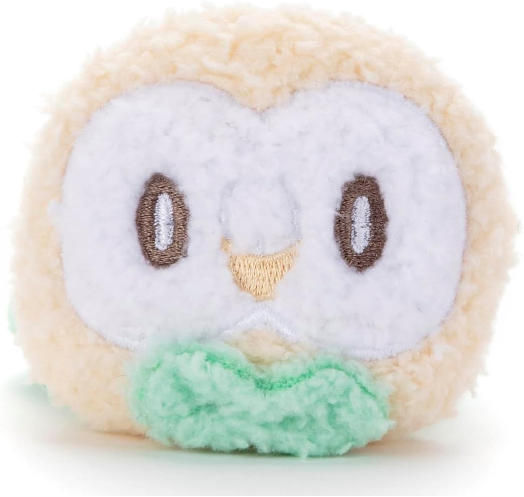 Takara Tomy Poké Piece Patchin Plush Rowlet Plush Toy Width: Approx. 10.6 inches (27 cm)