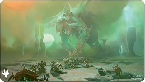 Ultra Pro - Magic: The Gathering Phyrexia All Will Be One - Collectible Card Playmat (Green Sun’s Twilight) Perfect for Protecting Collectible Cards During Gameplay, Great Use as Mouse Pad, Desk Pad