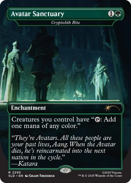 Magic the Gathering Secret Lair x Avatar: The Last Airbender - A Lot to Learn (Rainbow Foil Edition)