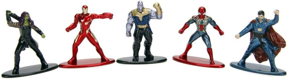 Jazwares Nano Metalfigs Marvel Avengers Movie Infinity War Wave 1 Metals Die-Cast Collectible Toy Figures, 1.65", Multicolor