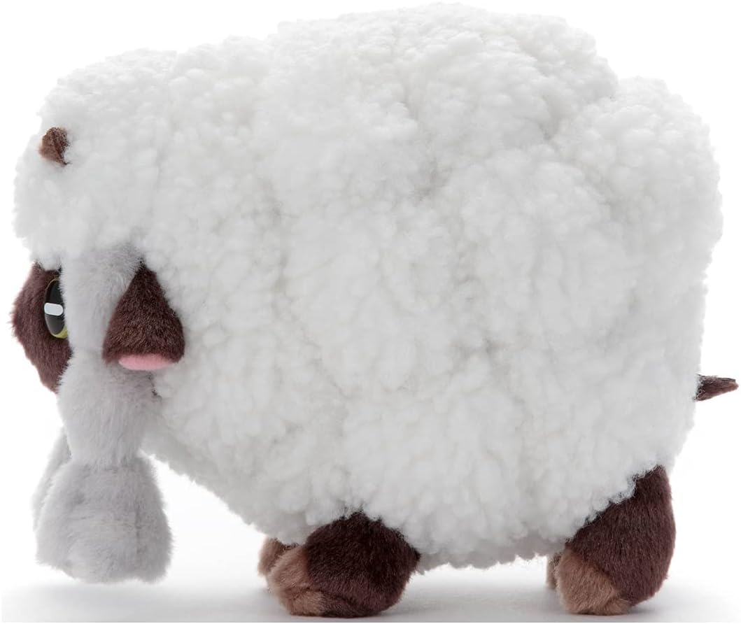 Pokemon Lets Play Plush Toy, Wooloo, Height Approx. 6.3 inches (16 cm)