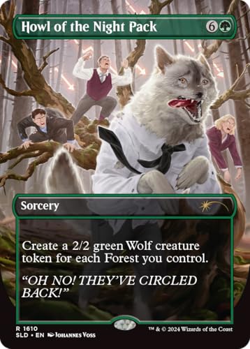 Magic the Gathering Secret Lair Featuring: NOT A Wolf (Foil)