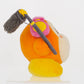 SAN-EI KP67 Kirby All Star Collection Waddle Dee Report Squad Voice (S) Plush Toy, W 5.9 x D 4.7 x H 6.3 inches (15 x 12 x 16 cm)
