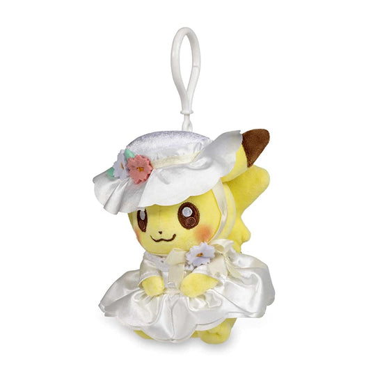 Pokemon Center: Pikachu Happy Spring Plush Key Chain